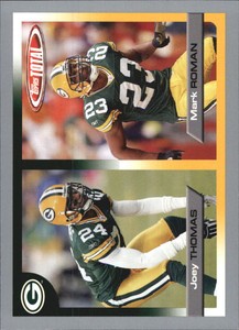 2005 Topps Total Silver Packers Football Card #118 Mark Roman/Joey Thomas