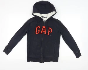 GAP Blue XS Full Zip Hooded Cotton Women's Hoodie - Picture 1 of 12