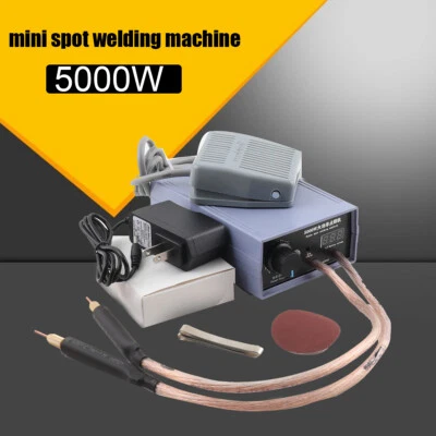 Mini máquina soldadora por puntos 5000 W kit hágalo usted mismo 18650 batería soldadura por puntos pluma herramientas NUEVO Foto 1 de 4