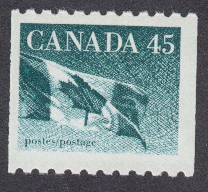 Canadá - #1396 45c bandera bobina sello - MNH Foto 1 de 1