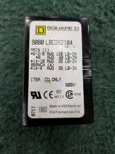 Square D 2 Pole Power Distribution Block 9080 LBC262104 - Picture 1 of 4