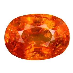 1.74 ct Mesmerizing Oval Cut (8 x 6 mm) Namibia Fanta Orange Spessartine - Picture 1 of 1