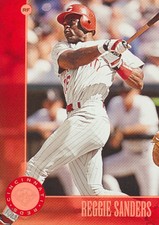 1996 Leaf Baseball Bronze Press Proofs #146 Reggie Sanders Reds
