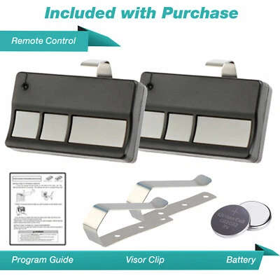 EASTCOASTSALES1 2 For Craftsman Garage Door Opener Remote Control 139.53879 = 81LM & 83LM GREEN