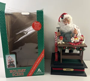1995 Santa’s Workshop Lighted Musical by Holiday Creations See Below - Picture 1 of 13