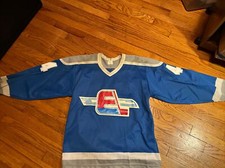 Fredericton Express Vintage AHL Hockey Jersey 1982 Size Medium By Maska