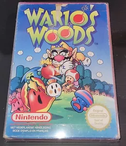 Empty Nintendo NES Box - Wario's Woods + Notice + Flyer - Good Condition - Picture 1 of 10