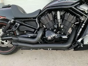 Harley Davidson Dragger V-Rod Custom made Exhaust Pipes 2007-2017 VRod V rod - Picture 1 of 9