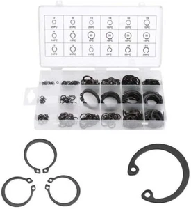 Anelli elastici C-Clips 300 Pezzi Rondelle tipo C interno ed esterno - Foto 1 di 2
