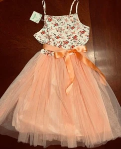 12 Flofallzique NWT Tulle Orange Beautiful - Picture 1 of 3