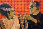Made for Each Other Mike Bell Frankenstein Bride Art Print Tattoo Lithograph