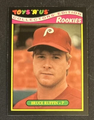 1987 Topps Toys R Us Rookies Bruce Ruffin Baseball Card #23 Phillies Pitcher VG - Image 1 of 2