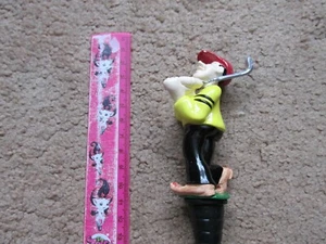 TAPÓN DE BOTELLA DE VINO LAURENSTON NUEVO JUGADOR DE GOLF HOMBRE JUGANDO CLUB DE PELOTA REGALO HIERRO - Imagen 1 de 3