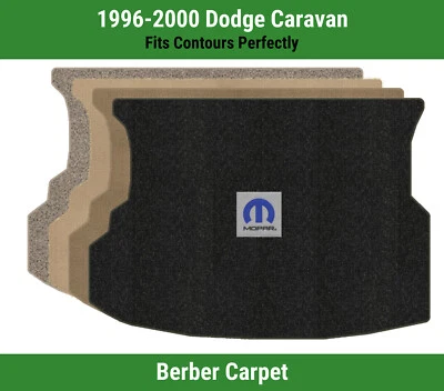 Alfombra de carga Lloyd Berber para Dodge Caravan 1996-2000 con logotipo azul M-Mopar Foto 1 de 4