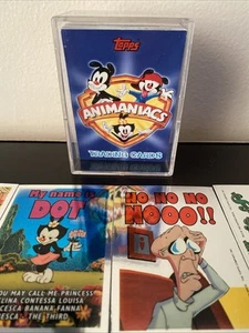 VINTAGE 1995 TOPPS ANIMANIACS COMPLETE SET OF 72/72 Plus 12 Of 12 Holo Stickers - Bild 1 von 6