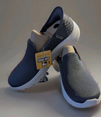 Zapatilla deportiva Skechers para mujer manos libres Go Walk flexible-relish carbón talla 10,5 Foto 1 de 4