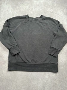 prAna Pullover Herren mittelgrau Pulli Raglan Rundhals nachhaltig Daily Logo - Bild 1 von 16