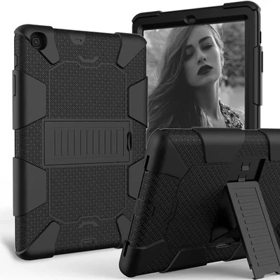 For Samsung Galaxy Tab A 8.4" T307 Heavy Duty shockproof Stand Case Cover Black - Image 1 of 4
