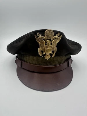 Segunda Guerra Mundial USAAF “El Peso de Vuelo” Trituradora Visera Gorra Sombrero Foto 1 de 4