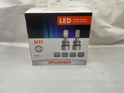 Sylvania H11 LED Powersport Headlight Bulbs Off-Road / Fog Lights - 2 PC - Image 1 of 4