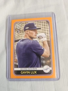 Tarjetas de novato Gavin Lux 2020 Topps Series 1/GQ/BL/ - Los Angeles Dodgers naranja - Imagen 1 de 3