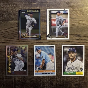 Seth Lugo 2024-2025 Topps Archives/Series 1/Heritage/Chrome Royals 5-Card Lot - Bild 1 von 11