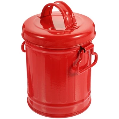  Mülleimer Stifthalter Blecheimer Mit Deckel Auto-Mülleimer Abfallpapierkorb - Bild 1 von 4