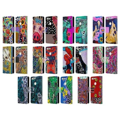 OFFICIAL MAD DOG ART GALLERY ANIMALS LEATHER BOOK WALLET CASE FOR GOOGLE PHONES - Image 1 of 4