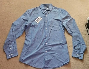 BNWT Charles Wilson Blue Checkered Shirt Size Large - Picture 1 of 9