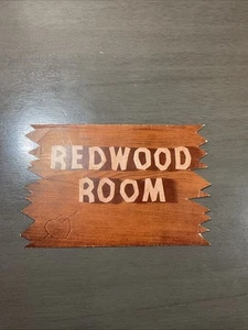1944 Redwood Rooms The Clift San Francisco Kalifornien Hotel Prospekt B56 - Bild 1 von 3
