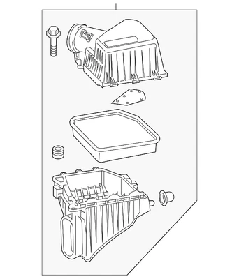 Подлинный воздухоочиститель GM в сборе 86529266 - Изображение 1 из 2