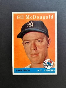 1958 Topps #20 Gil McDOUGALD WHITE NAME NRMT - Bild 1 von 2