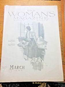 The Woman's Magazine 3/1906 Saint Louis Fashion, Great Ads Order Blank - Foto 1 di 8