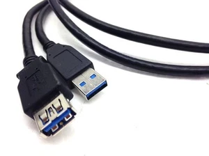 6 FT USB Cable 3.0 A Male to A Female Extension USB Cable Cord 5.0 Gbps 6 Feet - Picture 1 of 1