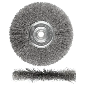 8-Inch Wire Wheel for Bench Grinder, 0.012 Carbon Steel Wire, Bench Wire Whee... - Picture 1 of 1