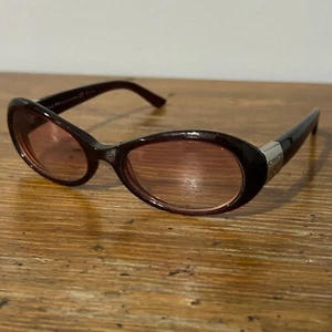 Ralph Lauren Sunglasses Retro Oval Brown Frame Only 52-18 135 - Picture 1 of 7