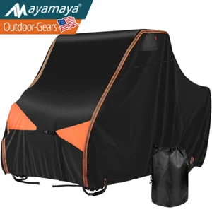 600D UTV Cover 2-3 Seaters Heavy Duty Waterproof for Polaris Ranger RZR Can Am - Picture 1 of 7