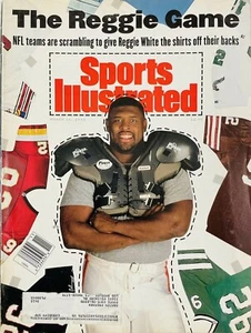 15 marzo 1993 Reggie White Green Bay Packers Sport Illustrato - Foto 1 di 1