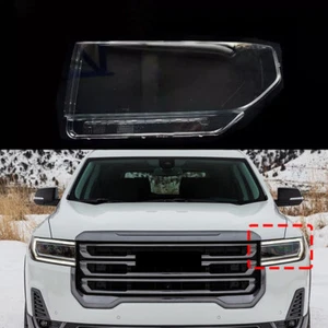 Cubierta de lente de lámpara de faro delantero izquierdo + pegamento sellador para GMC Acadia 2020-2023 - Imagen 1 de 8