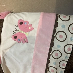 NoJo Ladybug Lullabye Window Valance 60x14 girls nursery decor (2) - Picture 1 of 5