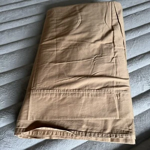 Sonoma King Flat Sheet Khaki Brown 100% Cotton 94 X 102” EUC - Picture 1 of 7