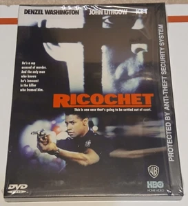 Ricochet (DVD, 1991) HBO 1st Edition SNAPCASE Classic SEALED Vintage COLLECTIBLE - Foto 1 di 6