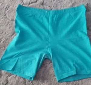 Ladies active/sports/casual shorts, size XL, turquoise-blue. Unbranded - Picture 1 of 5