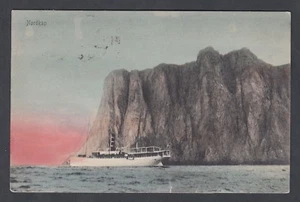 POSTAL NORWAY 1924 NORDKAP NORD CAPE CAPA NORDKAP A TARENTUM PENSILVANIA EE. UU. - Imagen 1 de 2