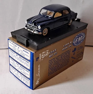 2196. BRUMM R165 Fiat 1400B Blu scuro Classic Oro Box MB - Foto 1 di 5