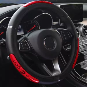 15''/38cm PU Leather Steering Wheel Cover Anti-slip Protector Car Accessories - Picture 1 of 12