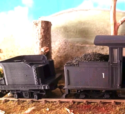 On30 Shorty Tender,  for your Forney Or Porter. Complete W/Wheels And Couplers  - Image 1 of 4