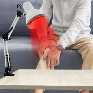 360° Infrarot-Lampe Rotlicht-Strahler Infrarot-Lichttherapie Therapielampe 150W - Bild 1 von 18