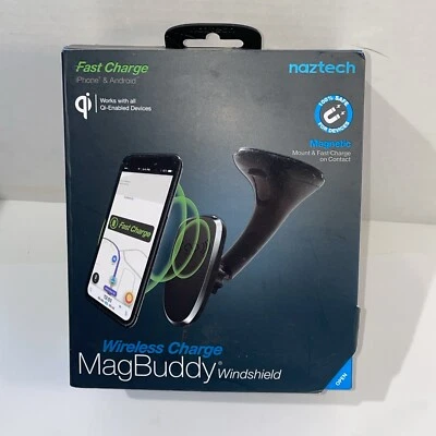 Naztech MagBuddy Wireless Charge Anywhere+ Cell Phone Holder Mount -Device Mount - Image 1 of 4