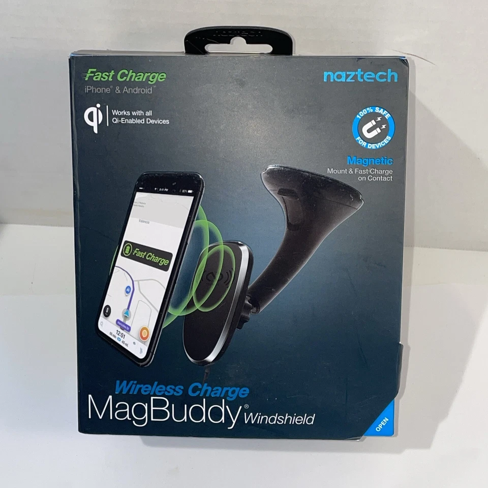 Naztech MagBuddy Wireless Charge Anywhere+ Cell Phone Holder Mount -Device Mount - Image 1 of 4